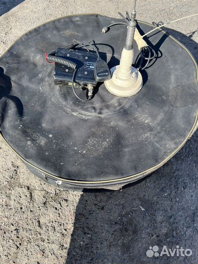 Автомобильная рация с антенной