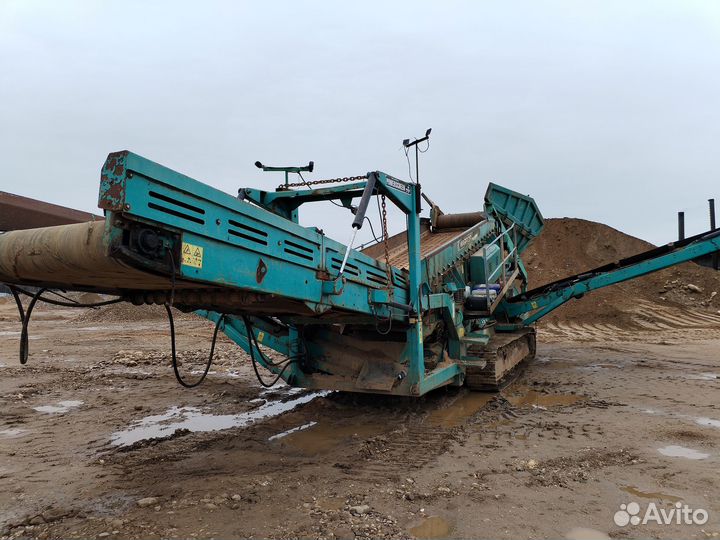 Аренда Мобильный грохот powerscreen warrior 1800