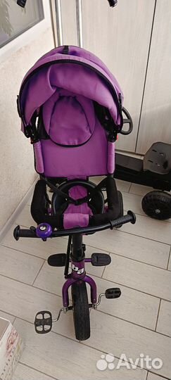 Детский велосипед с родительской ручкой