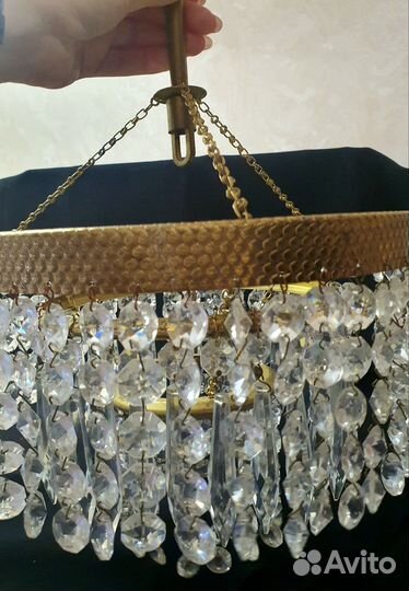 Люстра хрустальная чехословакия СССР