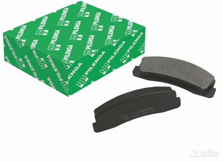 Колодки тормозные дисковые перед FDT2002