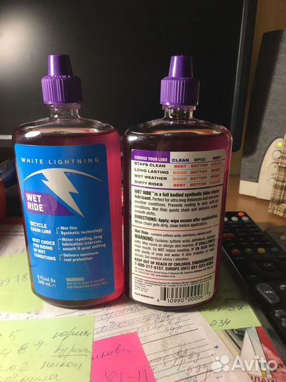 Смазка для велосипедной цепи