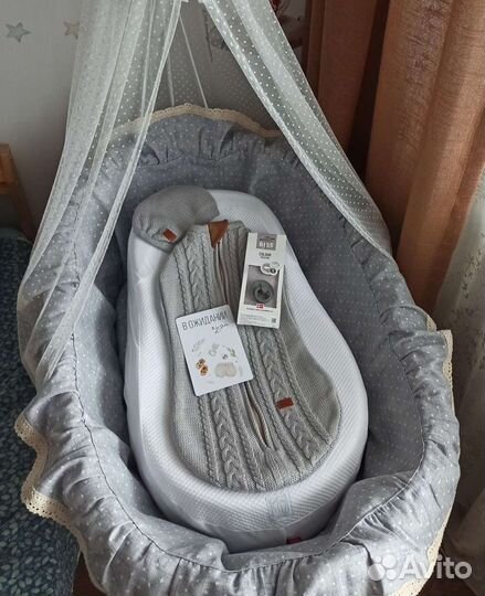 Конверт-Кокон Loom+шапочка Loom