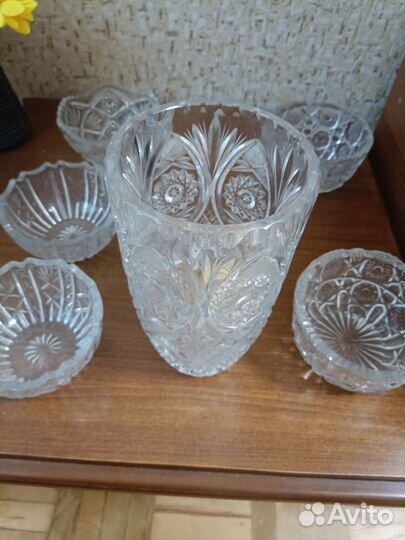 Ваза СССР хрусталь