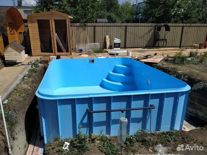 Пластиковый бассейн