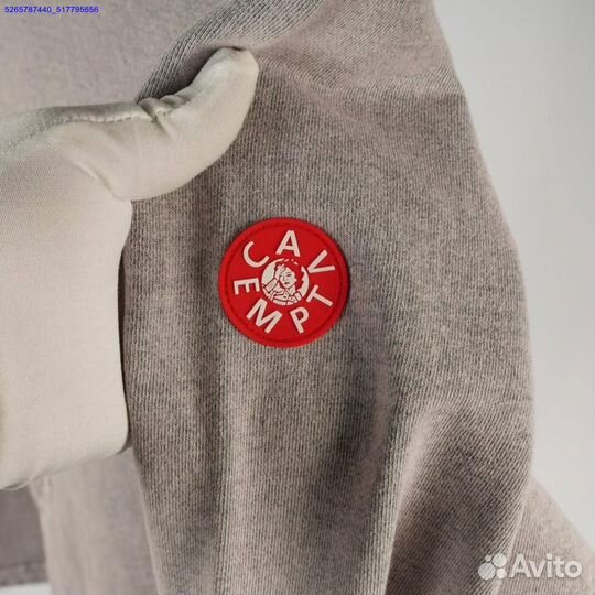 Худи Cav Empt оверсайз с велюром (Арт.85605)