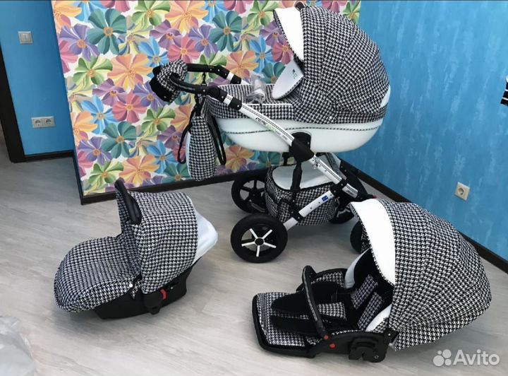 Коляска 3 в 1 Verdi Pepe Eco Plus Prestige