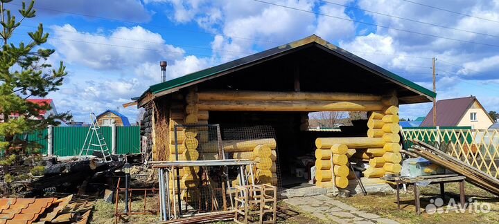 Беседка из сруба