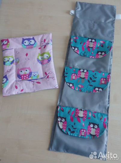 Кармашки и коврик для детского сада