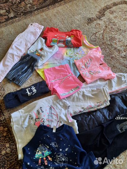 Вещи пакетом на девочку 116 122