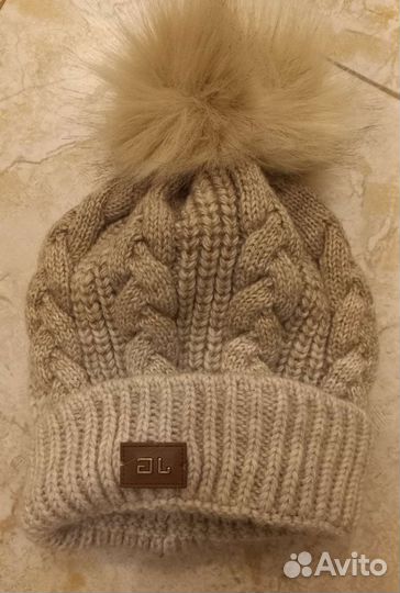 Зимние шапка и снуд 56-58 р