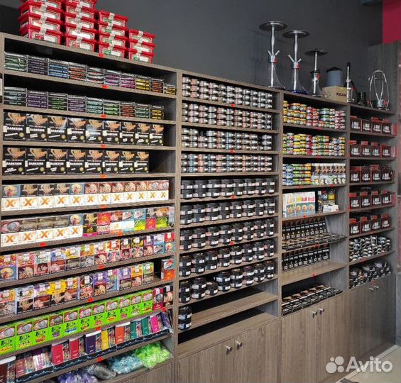 Табачный магазин с оборудованием и доходом