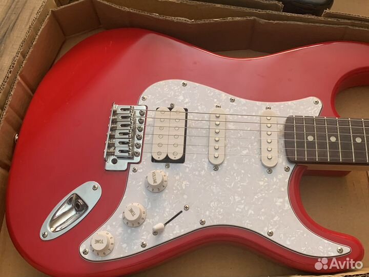 Электрогитара Cort и Fender + комбик