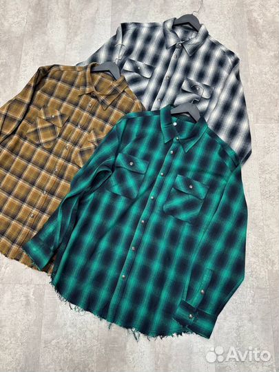 Рубашка в клетку Chrome Hearts(премиум качество)