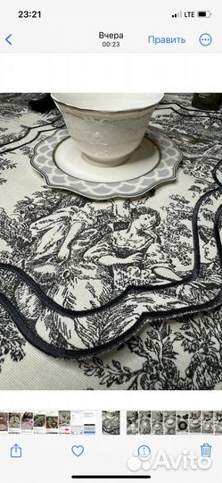 Салфетка под тарелку туаль де жуи