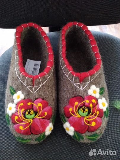 Тапки валяные