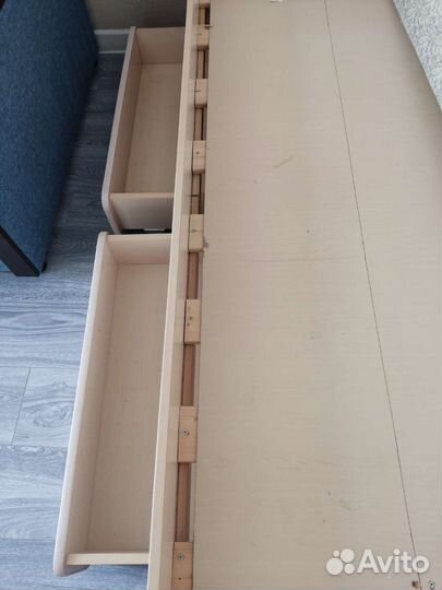 Детская кровать от 3 лет с матрасом и ящиками