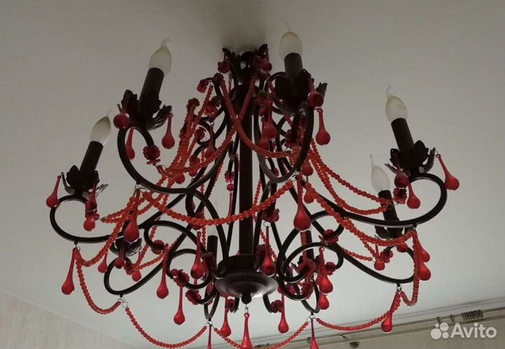 Люстра и 2 бра италия