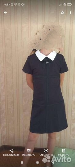 Платье школьное, рост 146