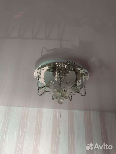 Люстра с пультом бу