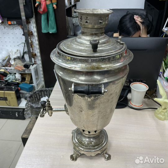 Угольный самовар рюмка СССР тула 5л Тульский (сзр)