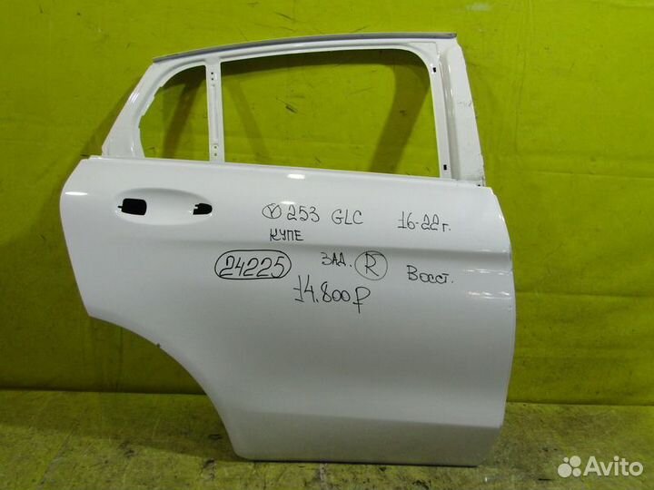Дверь задняя Mercedes GLC 253 15-23г 24225
