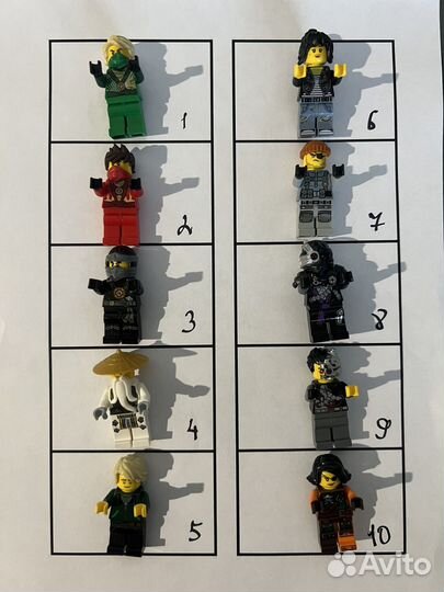 Lego минифигурки