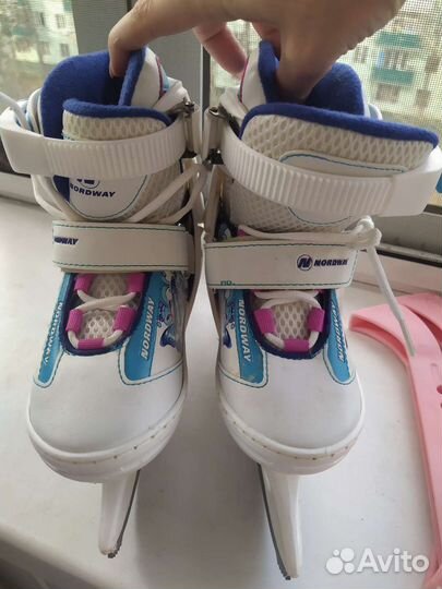 Раздвижные коньки размер 26-30