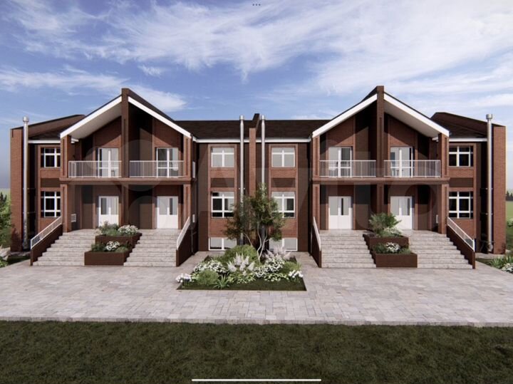 Таунхаус 210 м² на участке 2 сот.