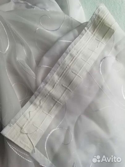 Новая штора-тюль (органза)