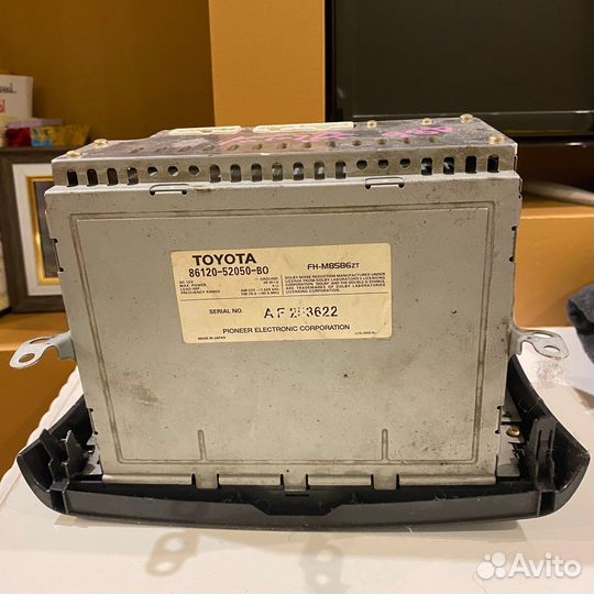 Штатная магнитола toyota vitz