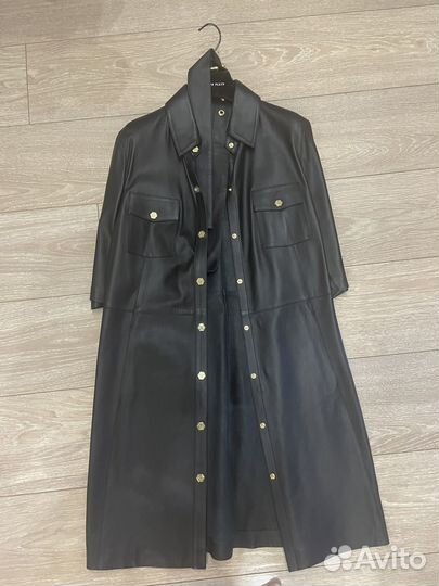 Кожаное платье philipp plein Оригинал