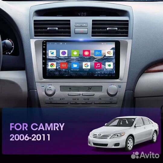 Автомагнитола для Тойота Камри 40 2007-2011г 2/64