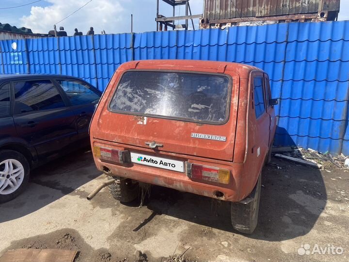 LADA 4x4 (Нива) 1.6 МТ, 1985, битый, 68 000 км