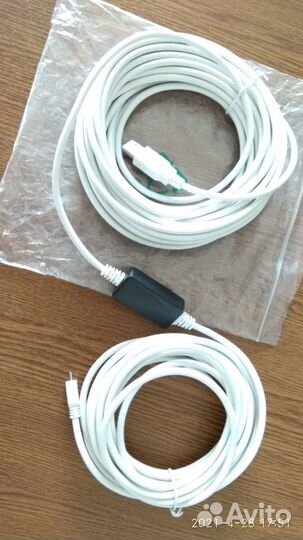 Кабель usb 2.0 - micro usb (15 метров)