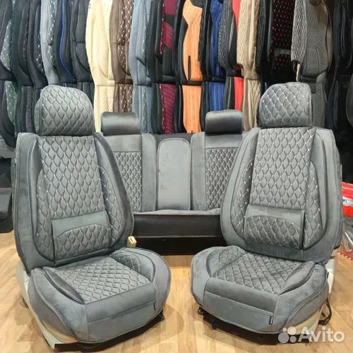 Чехлы на весь салон из Алькантары