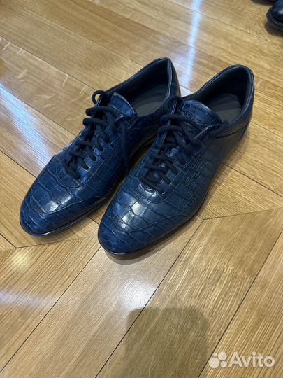 Santoni обувь мужская,размер 41,5-42