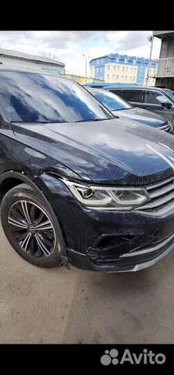 Бампер передний на volkswagen tiguan