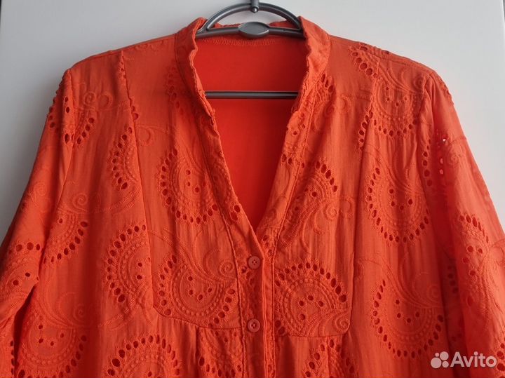 Летнее платье женское 50-52 размера из шитья