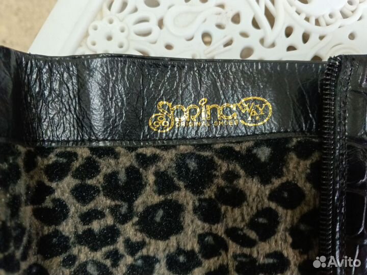 Сапоги демисезонные 38