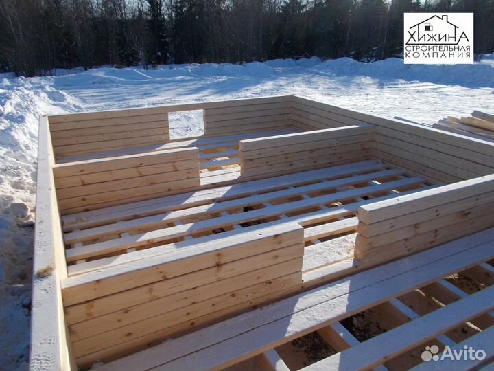 Строительство домов срубов из бруса 6х9 отделка