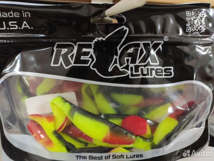 Силиконовые приманки relax 4l