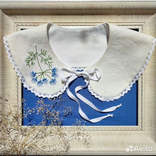 Воротничок съёмный ручная работа