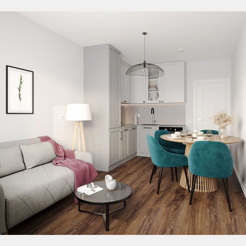 Квартира-студия, 21,8 м², 16/23 эт.