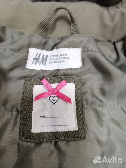 Парка для девочки H&M