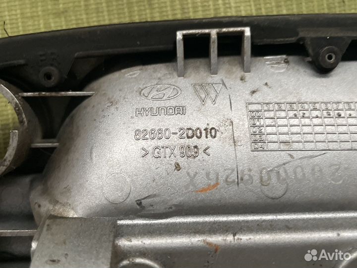 Ручка двери внешняя hyundai elantra hd