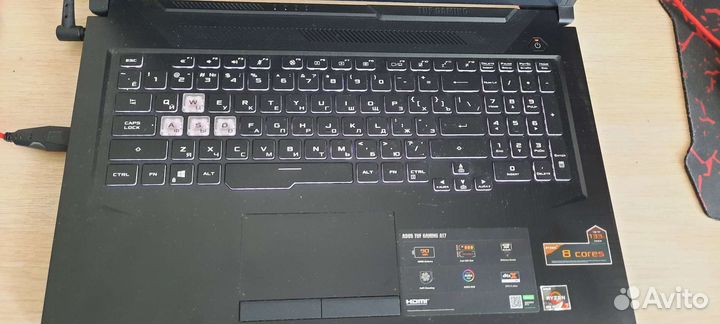Игровой ноутбук asus tuf gaming fx 706IU