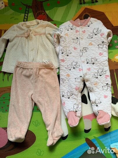 Вещи пакетом для девочки 62р