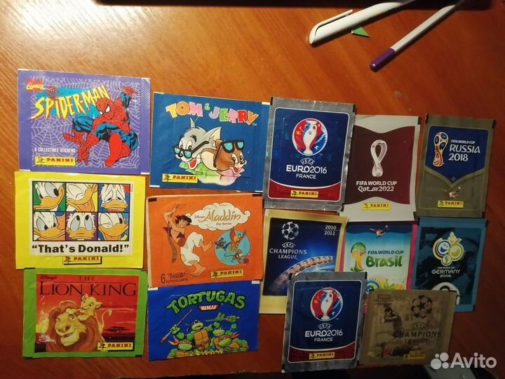 Пакетики пустые по старым коллекциям