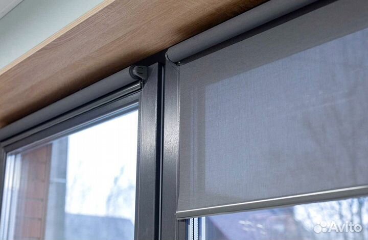 Рулонные шторы на раму окна mini